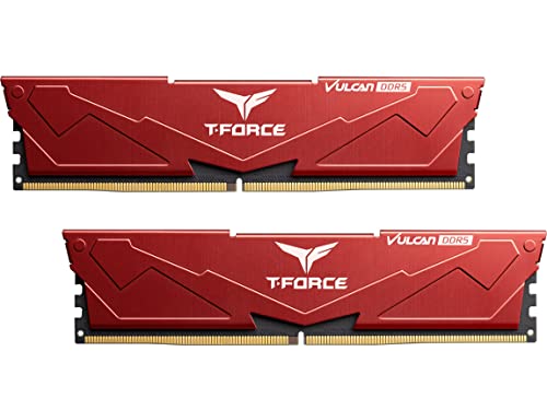 Team DDR5 6000Mhz PC5-48000 16GBx2枚 32GBkit Vulcanシリーズ デスクトップ用メモリ UDIMM XMP3.0準拠 ハイスピードタイプ 正規品 日本国内無期限正規保証