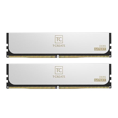 Team DDR5 6400Mhz PC5-51200 16GBx2枚 32GBkit T-CREATE EXPERT White デスクトップ用メモリ ハイスピードタイプ 正規品 日本国内無期限正規保証