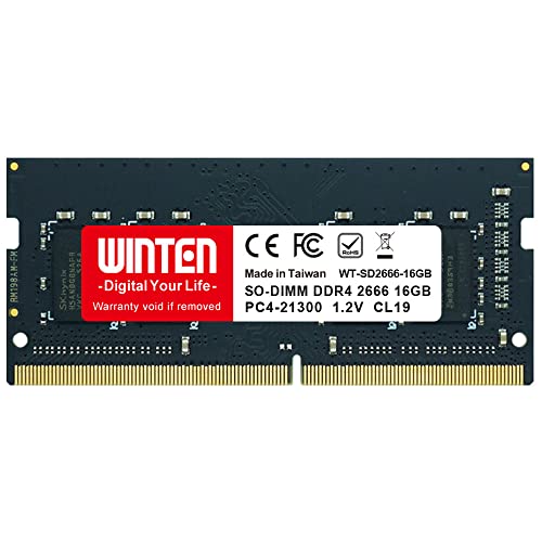 WINTEN m[gPCp  16GB PC4-21300(DDR4 2666) i5Nۏ DDR4 SDRAM SO-DIMM [ ݃[ WT-SD2666-16GB 5613