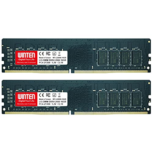 WINTEN fXNgbvPCp  32GB(16GB 2) PC4-21300(DDR4 2666) i5Nۏ DDR4 SDRAM DIMM Dual [ ݃[ WT-LD2666-D32GB 5622