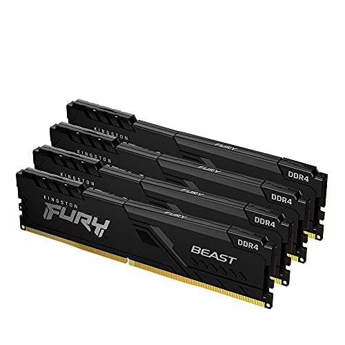 LOXg Kingston FURY fXNgbvPCp DDR4 2666MT/b 16GB 4 Kingston FURY Beast r[Xg CL16 KF426C16BBK4/64 iԕۏ