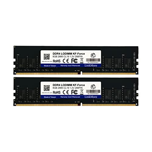 LinkMore DDR4 8GBx2g (16GB) 2666Mhz fXNgbvPCp (CL19/1.2V/288Pin)