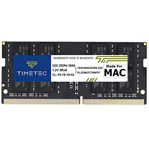 Timetec Hynix IC Macp DDR4 SODIMM 2666MHZ PC4-21300/PC4-21333 Applep݃ (32GB)