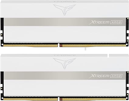 Team ARGB WHITE 発光型 DDR4 3200Mhz(PC4-25600) 8GBx2枚(16GBkit) XTREEMシリーズ デスクトップ用メモリ ハイスピードタイプ 日本国内無期限正規保証
