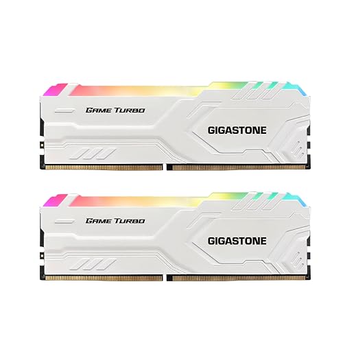 ^  DDR4 Gigastone  RGB Game Turbo fXNgbvPCp DDR4 8GBx2 (16GB) DDR4-3200MHz PC4-25600 CL16 1.35V 288 Pin Unbuffered