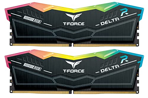 Team RGB(^) DDR5 6000Mhz(PC5-48000) 32GBx2(64GBkit) DELTAV[Y Black fXNgbvp XMP3.0 nCXs[h^Cv {Kۏ