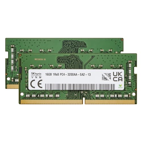 vXg m[gPCp  SK hynix 32GB(16GBx2g) DDR4 3200(PC4-25600) SODIMM CL22 260pin 1.2V HBN3200-16GBX2