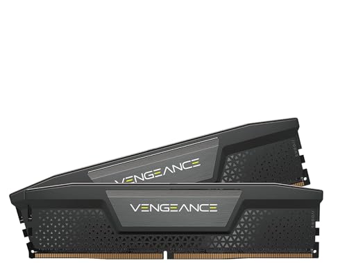 CORSAIR DDR5-5200MHz デスクトップPC用メモリ VENGEANCE DDR5シリーズ (PC5-41600) Intel XMPメモリキット 16GB ブラック 8GB 2枚 CMK16GX5M2B5200C40