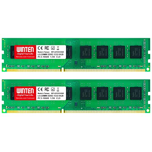 WINTEN fXNgbvPCp  16GB(8GB 2) PC3-10600(DDR3 1333) i5Nۏ DDR3 SDRAM LO-DIMM [ ݃[ WT-LD1333-D16GB 5739