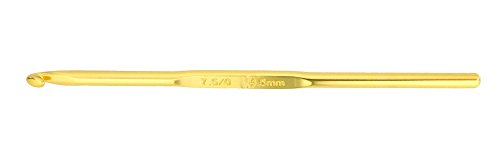 特殊:B002KNLWJIコード:4977444545120ブランド:ハマナカ(HAMANAKA)規格：H250-550-7.5商品カラー: ゴールドこの商品についてサイズ：7.5/0号長さ：13cm太さ：4.5mm› もっと見るサイズ7.5/0号材質金属ブランドハマナカ(HAMANAKA)色ゴールドハンドル材質金属この商品についてサイズ：7.5/0号長さ：13cm太さ：4.5mm› もっと見る発送サイズ: 高さ16.3、幅3、奥行き0.7発送重量:20針本体は金メッキ仕上げ(金属製)です。適度なすべりのとても編み易い針先です。指になじむ、持ちやすくて疲れにくい形状です。 サイズ：7.5/0号 長さ：13cm 太さ：4.5mm(より)