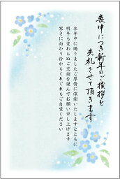 《官製 10枚》喪中はがき（ききょう）縦書きタイプ（No.851）《63円切手付ハガキ/胡蝶蘭切手/裏面印刷済み》