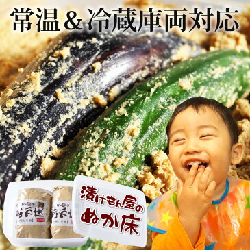 テレビで話題のぬか床!★ 送料無料 ★漬けもん屋の『ぬか床カンタンお試しセット』1.6kg ぬか漬け ぬかみそ ぬか床 糠床 ぬかどこ ぬか ぬか床セット ぬか漬けセット 漬物 糠漬け セット 容器 乳酸菌 配送業者指定不可 自家用 贈り物 ギフト