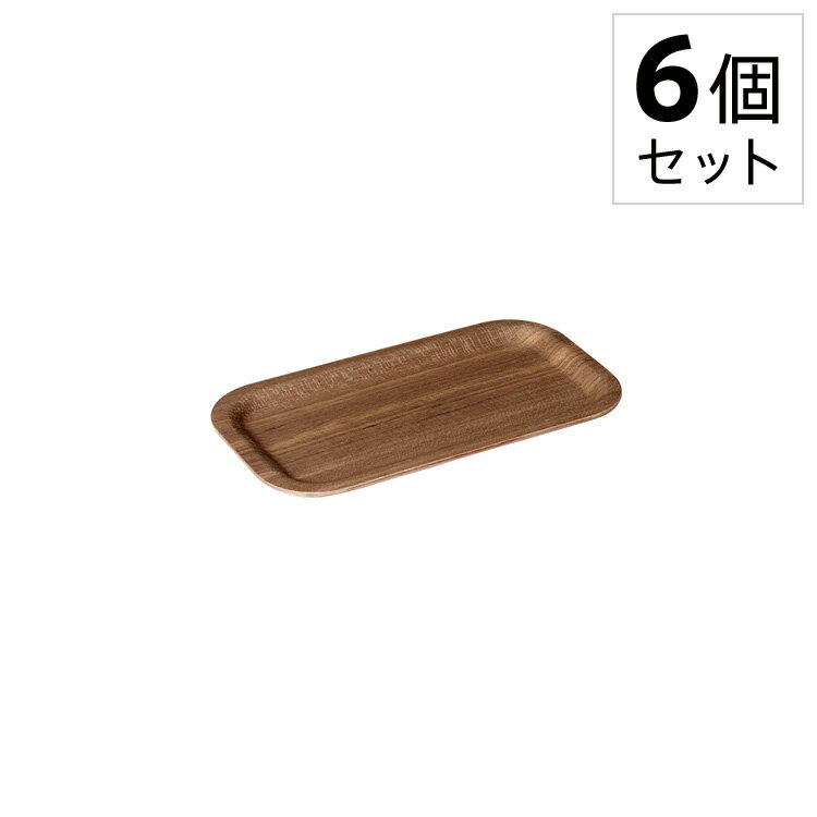 楽天TAYU-TAFUKINTO/キントー ノンスリップ トレイ スリム チーク 45160 [6個セット] 【 NONSLIP TRAY ノンスリップ トレイ 木製 トレー お盆 テーブルアクセサリー 卓上用品 デザイン シンプル おしゃれ 】 ポイント10倍