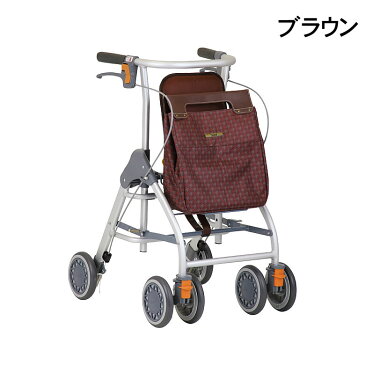 介護用 歩行車 リトルスリム (シルバーカー 手押し車 老人 買い物カート シニアカー シルバーカート 介護用品 ショッピングカート おしゃれ 4輪 高齢者用 老人用 )