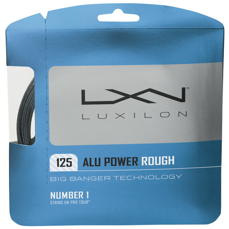 ルキシロン アルパワー ラフ(1.25mm) 硬式テニスガット ポリエステルガットLuxilon BB ALU Power Rough1.25 String　WRZ9902