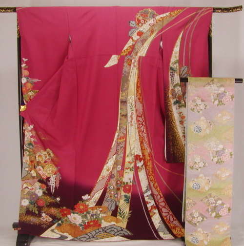【新品】熨斗に花鼓模様の新品セット