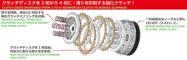 キタコ KITACO スーパーカブ110 JA59 / クロスカブ110 JA60用 クラッチディスクKIT...