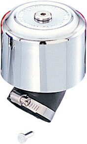 Rakuten - キタコ（KITACO） 汎用 スーパーパワーフィルター（ワープ45°） φ35 クロームメッキ 515-0700353