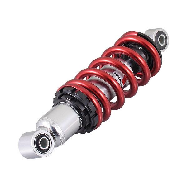 キタコ KITACO KSR110用 ショックアブソーバー G235 / メッキ・レッド 520-4021220