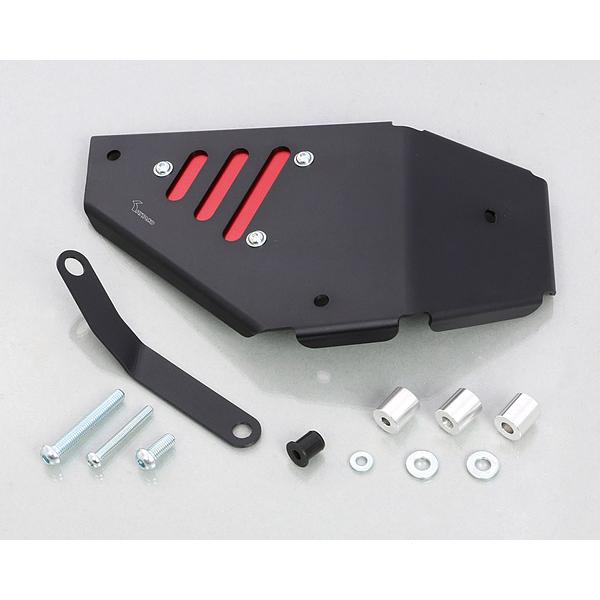 キタコ KITACO モンキー125 JB03全車種用 Rサイドカバータイプ2 ブラック・レッド 615-1301020