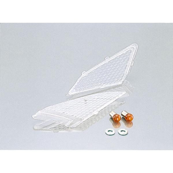 キタコ KITACO マジェスティ250/-C（5GM/5SJ）用 ウインカーレンズSET フロント/クリア 807-0747000