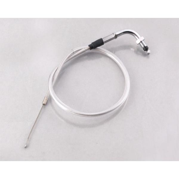 キタコ KITACO エイプ50（AC16）/ エイプ100（HC07）用 スロットルケーブル 150mmロング/ステンメッシュ 905-1122315