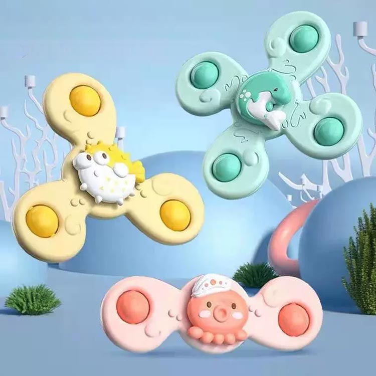 3点セット ハンドスピナー 昆虫テーマ 吸盤 ベビー 赤ちゃん 吸盤付き ハンド スピナー 風車おもちゃ 回転 お風呂 おもちゃ モンテッソーリ 玩具 0歳 1歳 2歳 音 3歳 4歳 お風呂嫌い解消 男の子 女の子 かわいい 誕生日 プレゼント ギフト