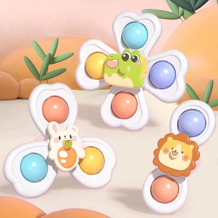 3点セット ハンドスピナー 昆虫テーマ 吸盤 ベビー 赤ちゃん 吸盤付き ハンド スピナー 風車おもちゃ 回転 お風呂 おもちゃ モンテッソーリ 玩具 0歳 1歳 2歳 音 3歳 4歳 お風呂嫌い解消 男の子 女の子 かわいい 誕生日 プレゼント ギフト