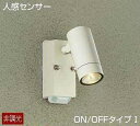 DOL-4962YW DAIKO 人感センサーON/OFFタイプ1　アウトドアスポットライト　[LED電球色][オフホワイト]