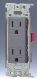 [即日出荷] JEC-BN-55G-SG 神保電器 埋込接地ダブルコンセント（SG） [グレー]