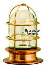 R2-DK-G 松本船舶 ハイグレードシリーズマリンランプ 2号デッキゴールド アウトドア門柱灯 [LED電球色]