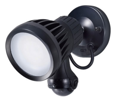 [即日出荷] LA-11PRO(BL) OPTEX オプテックス センサーライト 防水 昼光色 ブラック