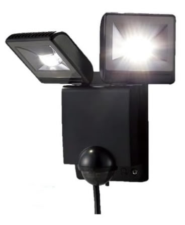 LA-24(BL) OPTEX オプテックス LED センサーライト 防水 昼光色 ブラック