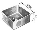 DS37441 パナソニック 金属製ボックス・カバー 中型四角アウトレットボックス浅型 トロセーブ