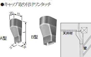 DZB290KE パナソニック メタモール 天井引き出しアダプタ（ケーブル工事専用） B型