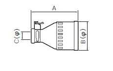 WA3239 パナソニック 設備工事用配線器具・電材 防水ゴムコードコネクタボディ 〈JIS防雨型〉