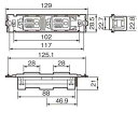 WCF2066WK パナソニック 設備工事用配線器具・電材 家具・住設機器用設置ダブルコンセント(横型) (ミルキーホワイト)