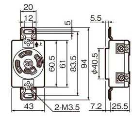 Rakuten - WCF52420BK パナソニック 設備工事用配線器具・電材　機器用コンセント