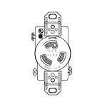 Rakuten - WCF63120B パナソニック 設備工事用配線器具・電材　輸出機器用コンセント　（黒）