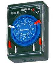 WH3301BP パナソニック パーソナル配線器具・電材　ダイヤルタイマー　（ブラック）