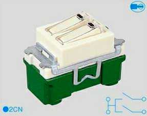 Rakuten - WN5021 パナソニック フルカラー配線器具・電材　埋込ツインスイッチB（片切）（ネーム付）