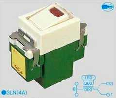 乐天商城 - WN52422 パナソニック フルカラー配線器具・電材　埋込パイロットスイッチC（3路）（ネーム付）