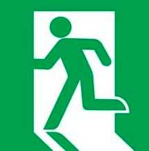 FK10050 パナソニック 防災照明　C級（10形）片面　避難口誘導灯用適合表示板