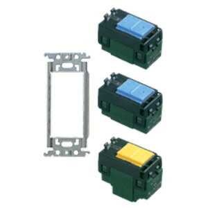 Rakuten - [即日出荷] wt3700-025 パナソニック コスモシリーズワイド21配線器具・電材　スイッチ金属取付枠(WT3700)スイッチセット　025