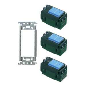 Rakuten - [即日出荷] wt3700-058 パナソニック コスモシリーズワイド21配線器具・電材　スイッチ金属取付枠(WT3700)スイッチセット　058