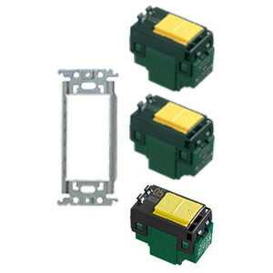 Rakuten - [即日出荷] wt3700-104 パナソニック コスモシリーズワイド21配線器具・電材　スイッチ金属取付枠(WT3700)スイッチセット　104