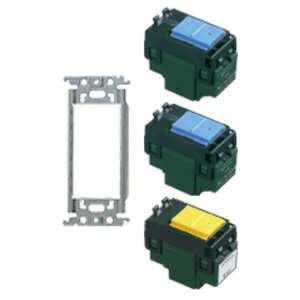 Rakuten - [即日出荷] wt3700-124 パナソニック コスモシリーズワイド21配線器具・電材　スイッチ金属取付枠(WT3700)スイッチセット　123