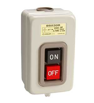 [即日出荷] BS230B3 パトライト 露出形押釦開閉器　動力用（鉄ケース）