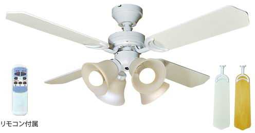 TDC42001WHRCLD 東京メタル工業 白　シーリングファン　[LED電球色]