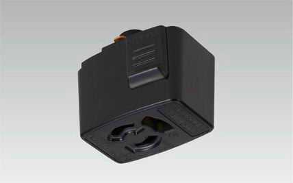 NDR6012EK 東芝ライテック NDR6012E(K)　ライティングレールVI形用　接地極付抜止コンセントプラグ　（黒）